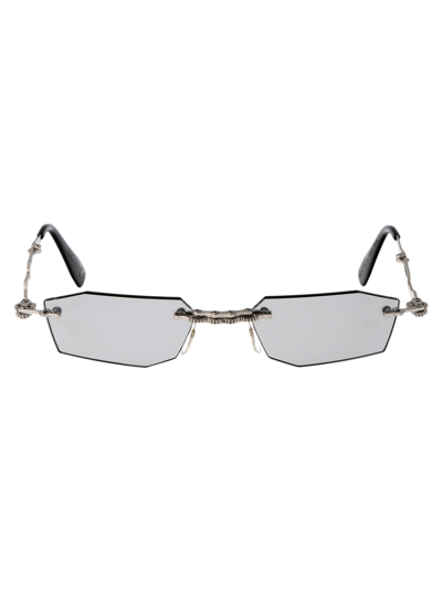 Shop Kuboraum Maske H40 Sunglasses In Si Grey1