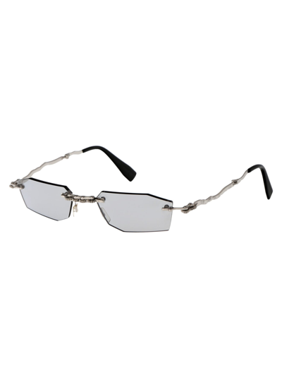 Shop Kuboraum Maske H40 Sunglasses In Si Grey1