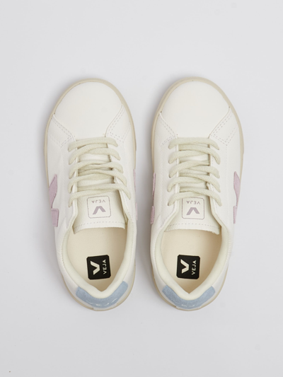 Shop Veja Esplar Laces Sneaker In Bianco-lilla