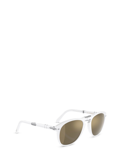 Shop Persol Po0714sm Opal Ivory Sunglasses