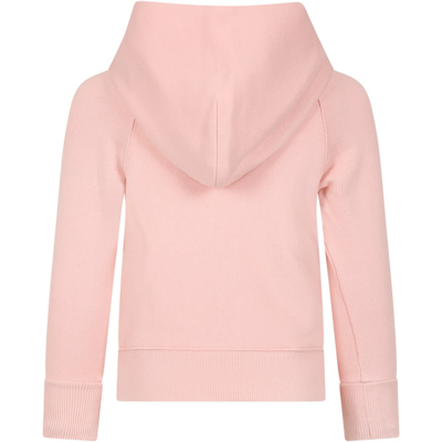 Shop Gucci Pink Sweatshirt For Girl With Double G