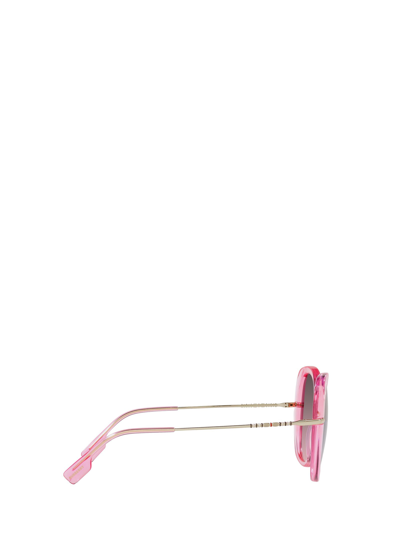 Shop Burberry Eyewear Be4374 Pink Sunglasses
