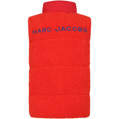 Marc Jacobs Blue Veste Fotr Boy With Logo In Multicolor
