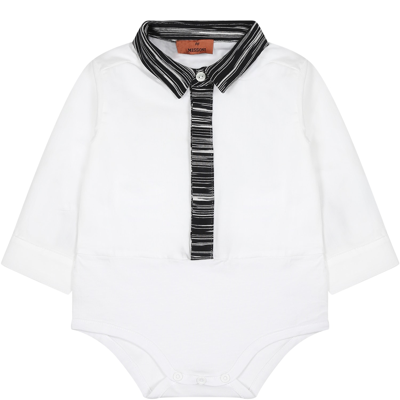 Shop Missoni White Shirt For Baby Boy