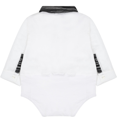 Shop Missoni White Shirt For Baby Boy
