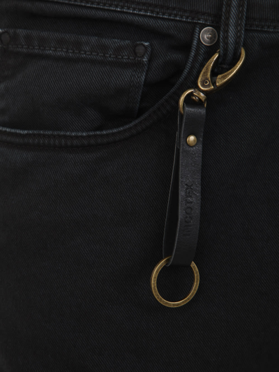 Shop Incotex 5 Pockets Denim Straight Vintage In Black