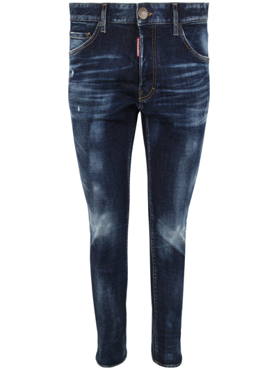 Shop Dsquared2 Cool Guy Jean In Navy Blue