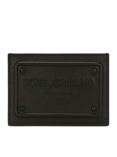 Shop Dolce & Gabbana Card Case In Black