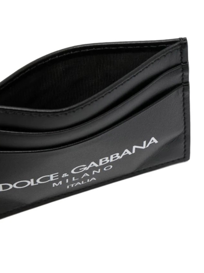 Shop Dolce & Gabbana Card Case In Print Dg Milano