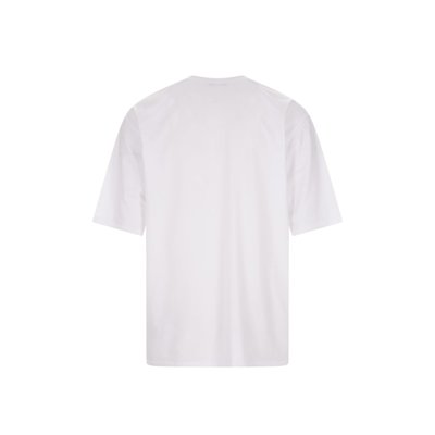 Shop Balmain Oversize Cotton T-shirt In White