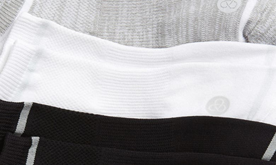 Shop Zella 3-pack Low Training Socks In White Multi