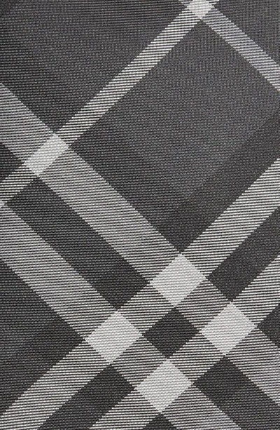 Burberry Silk Vintage Check Tie In Charcoal