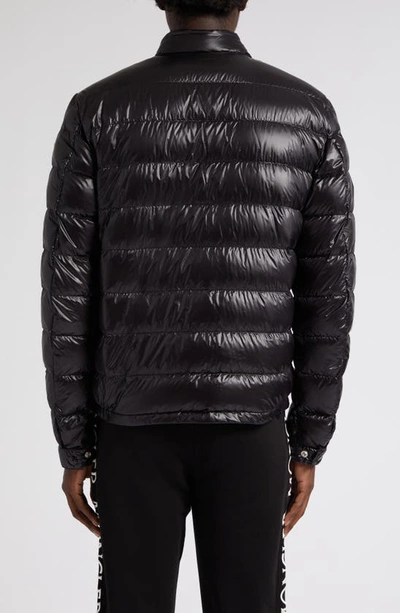 Shop Moncler Acorus Quilted Down Puffer Jacket In Black