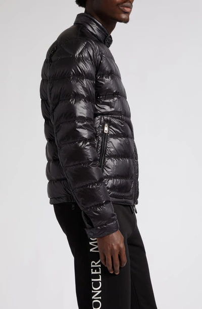 Shop Moncler Acorus Quilted Down Puffer Jacket In Black