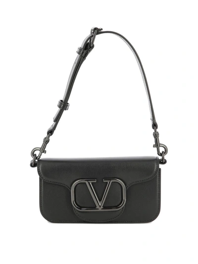 Shop Valentino Garavani "mini Locò  Garavani" Crossbody Bag In Black