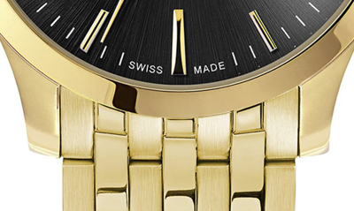 Ferragamo Slim Formal Watch In Gold