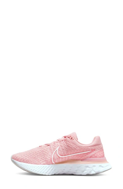 Shop Nike React Infinity Flyknit Running Shoe In Pink Glaze/ White/ Pink