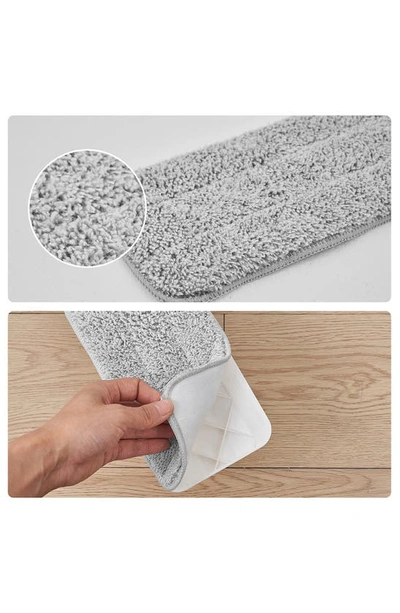 True & Tidy 360 Spray Mop Replacement Pads In Gray