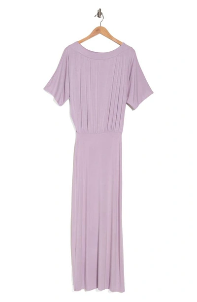 Shop Go Couture Dolman Sleeve Maxi Dress In Lavender