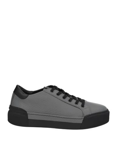 Shop Vic Matie Vic Matiē Man Sneakers Grey Size 7 Soft Leather