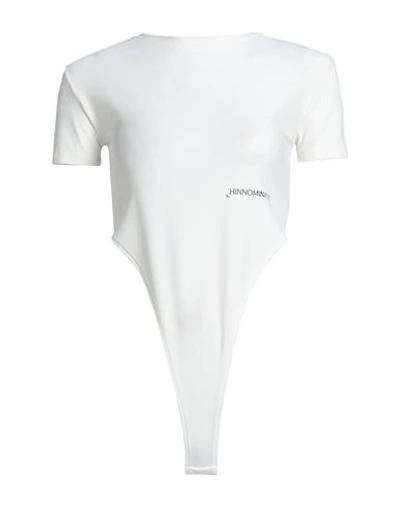 Shop Hinnominate Woman T-shirt Ivory Size M Polyamide, Elastane In White