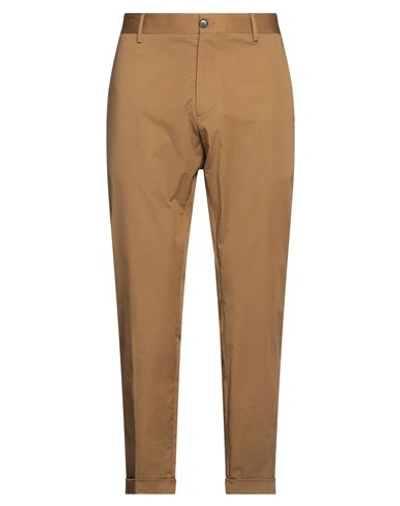 Liu •jo Man Man Pants Military Green Size 36 Cotton, Elastane In Green