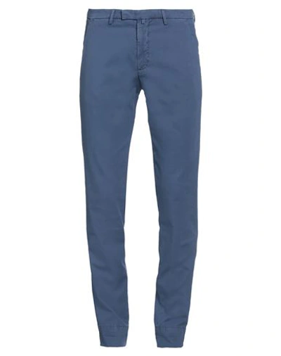 Shop Briglia 1949 Man Pants Slate Blue Size 32 Cotton, Elastane