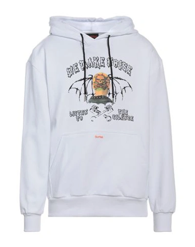 Self Made By Gianfranco Villegas Man Sweatshirt White Size Xxl Cotton In White