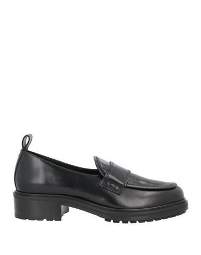 Shop Aeyde Aeydē Woman Loafers Black Size 11 Calfskin