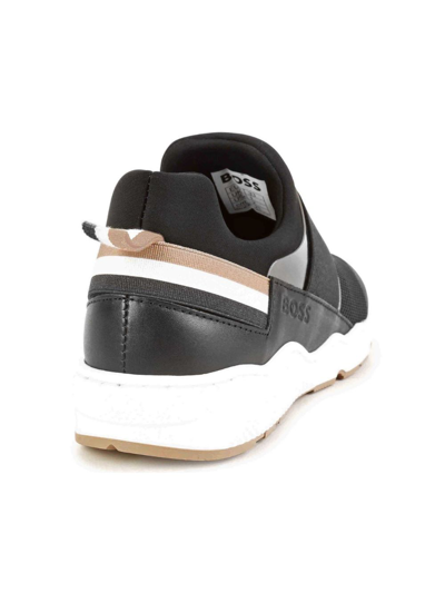 Bosswear Logo-print Slip-on Sneakers In Grey