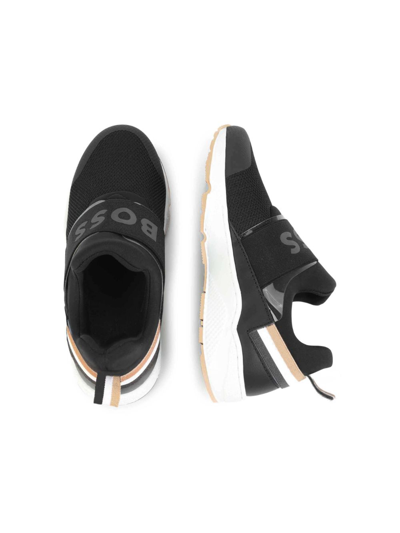 Bosswear Logo-print Slip-on Sneakers In Grey