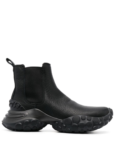 Shop Camper Mars Chunky-sole Leather Boots In Black