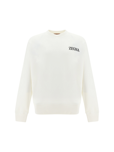 Shop Zegna Sweatshirt In N01