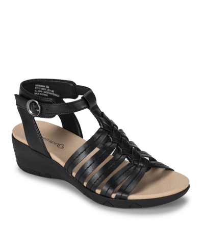 Shop Baretraps Women's Havannah T-strap Wedge Sandals In Black