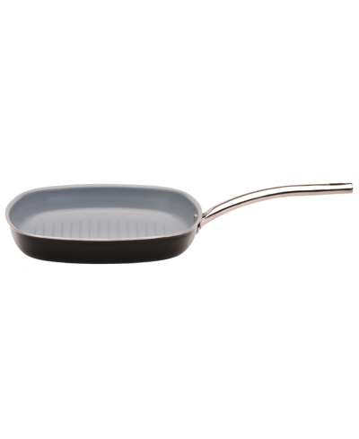 Shop Berghoff Earthchef Aluminum 11.75" Non-stick Grill Pan In Black