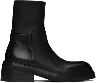 Shop Marsèll Black Facciata Boots
