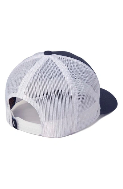 Shop Hurley Cotton Snapback Hat In Navy