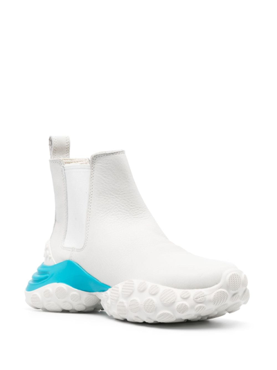 Camper Mars Chunky-sole Leather Boots In Neutrals
