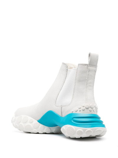 Camper Mars Chunky-sole Leather Boots In Neutrals