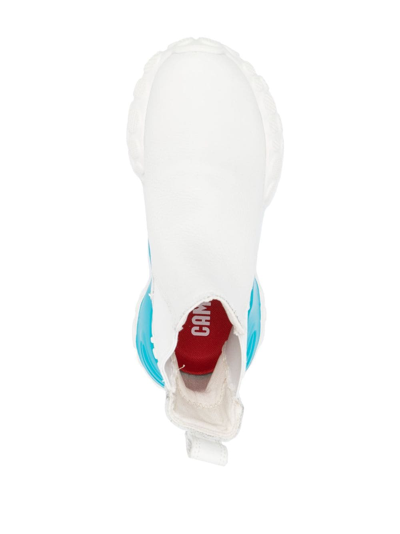 Camper Mars Chunky-sole Leather Boots In Neutrals