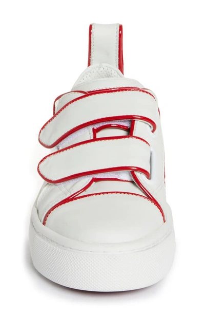 Shop Christian Louboutin Kids' Toyototoy Sneaker In Bianco/ Loubi