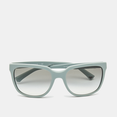 Pre-owned Emporio Armani Tea Green Gradient Square Sunglasses