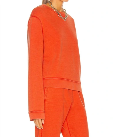 Shop Rta Emilia Sweatshirt In Faded Orange In Multi