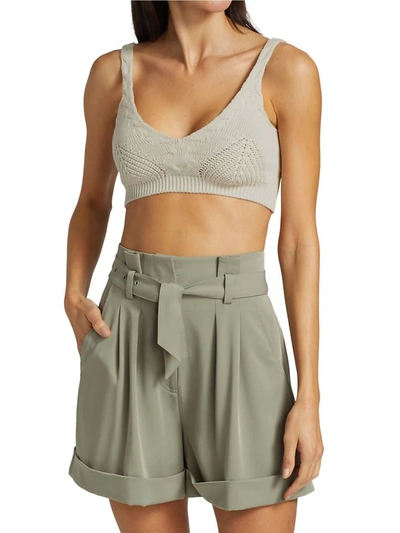 Simkhai Elsa Bralette In Stone In White