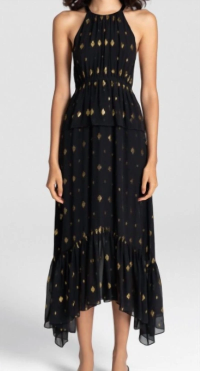 Shop A.l.c Rosa Dress In Black/gold