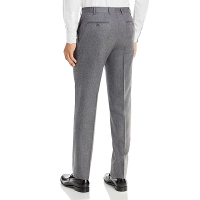 Shop Canali Mens Wool Suit Separate Dress Pants In Grey