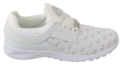 Shop Philipp Plein Polyester Casual Sneakers Women's Shoes In White
