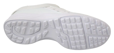 Philipp Plein White Polyester Casual Sneakers Shoes In White