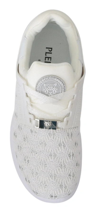 Philipp Plein White Polyester Casual Sneakers Shoes In White
