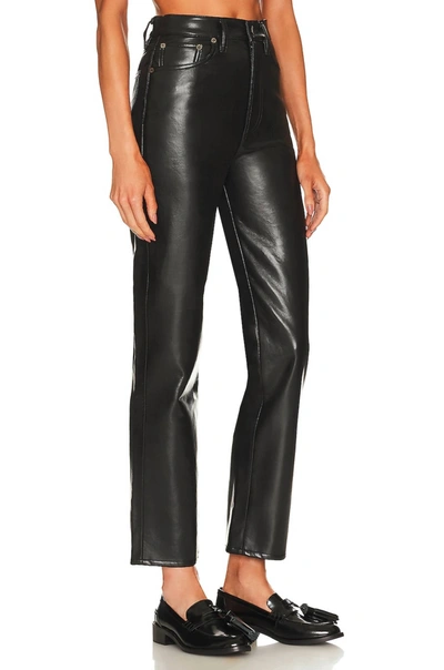 Agolde 90's Recycled Leather Fitted Pant In Detox In Multi